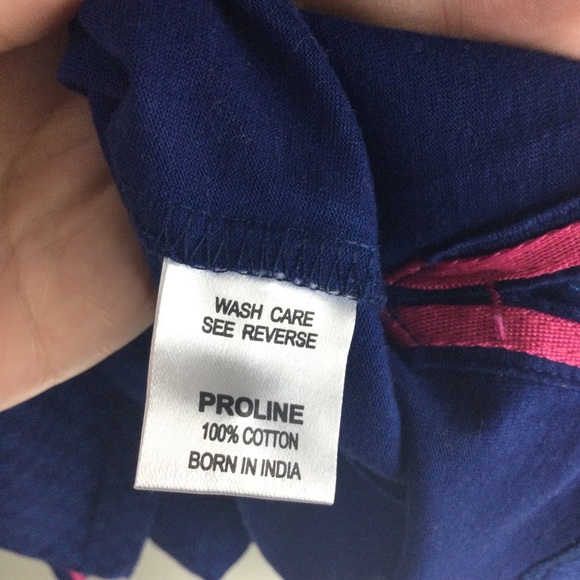 NWT Proline Mercerised Cotton Blue & Turquoise Grid Design Polo Shirt Size XL - Picture 11 of 12